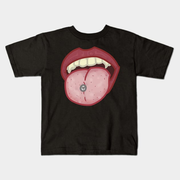 Bare your fangs Kids T-Shirt by ArtOfTheNerd